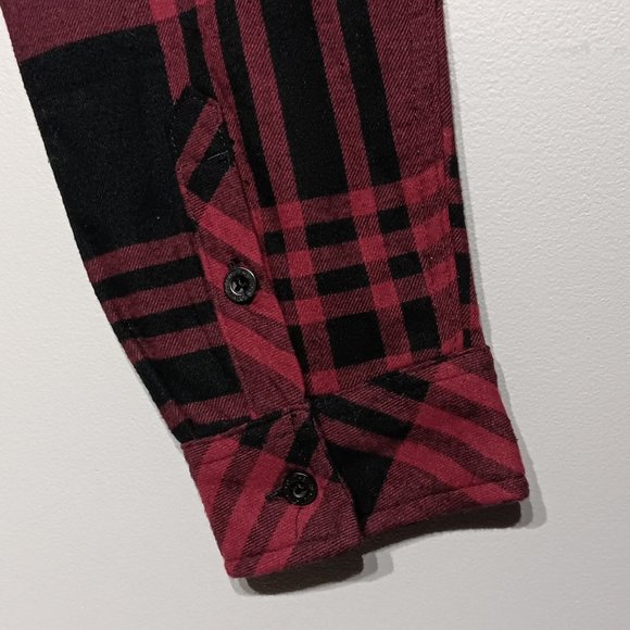 Red Plaid BC Clothing Heritage Lined Shirt (Men's Size Large) - Picture 4 of 6